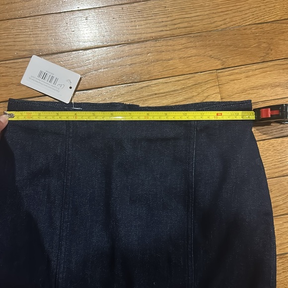 Zara Dark Denim Skirt - Picture 6 of 7